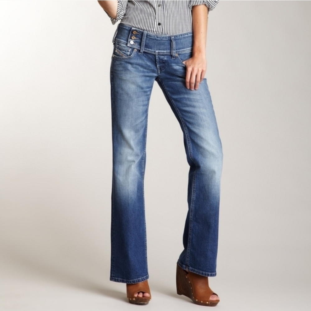 Diesel Women's Blue Boot Cut Jeans